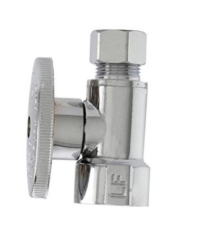 Plumb Pak PP20053LF 1/4 Turn Straight Shut-Off Valve, 1/2 X 3/8 In, Fip X Od,