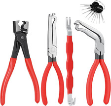 Oebruel 4PCS Electrical Disconnect Pliers Automotive Connector Tool for Cars