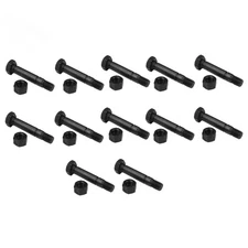 AM122156 (12) 2" x 5/16" Shear Pins w/ Nuts Fits Ariens & Fits John Deere