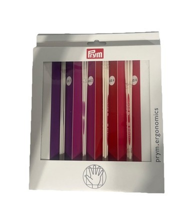 Knitting Needles Prym Ergonomics 8'' Double Point Size US 1 2 4 6 Triangle 4 Sets