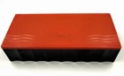 Old Vintage Bakelite DECO Look Red & Black Hinged Jewelry Token Box