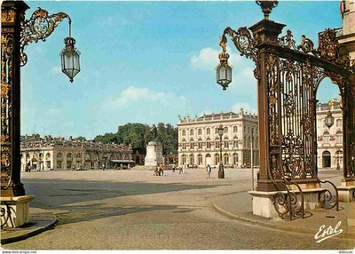 Postkarte - 54 - Nancy - Place Stanislas - schmiedeeiserne Gitter von Jean Lamo