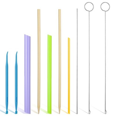 10 Pcs Quick Turn Fabric Sewing Tools Set, Include Assorted Multicolored 