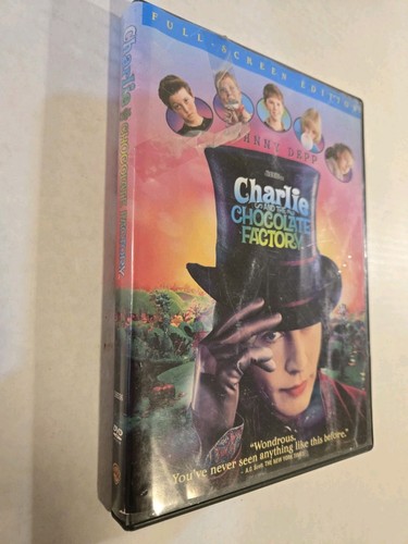Charlie and the Chocolate Factory Full Screen Edition Johnny Depp DVD Movie - Picture 2 of 5