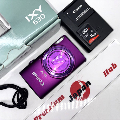 Canon IXY 630 ELPH 340 HS IXUS 265 HS Purple Camera Boxed Excellent Tested JP