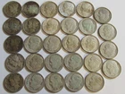 New ListingLot of 29 Silver Dimes 7 Mercury 22 Roosevelt