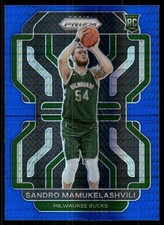 2021-22 Panini Prizm #293 Sandro Mamukelashvili Hyper Blue