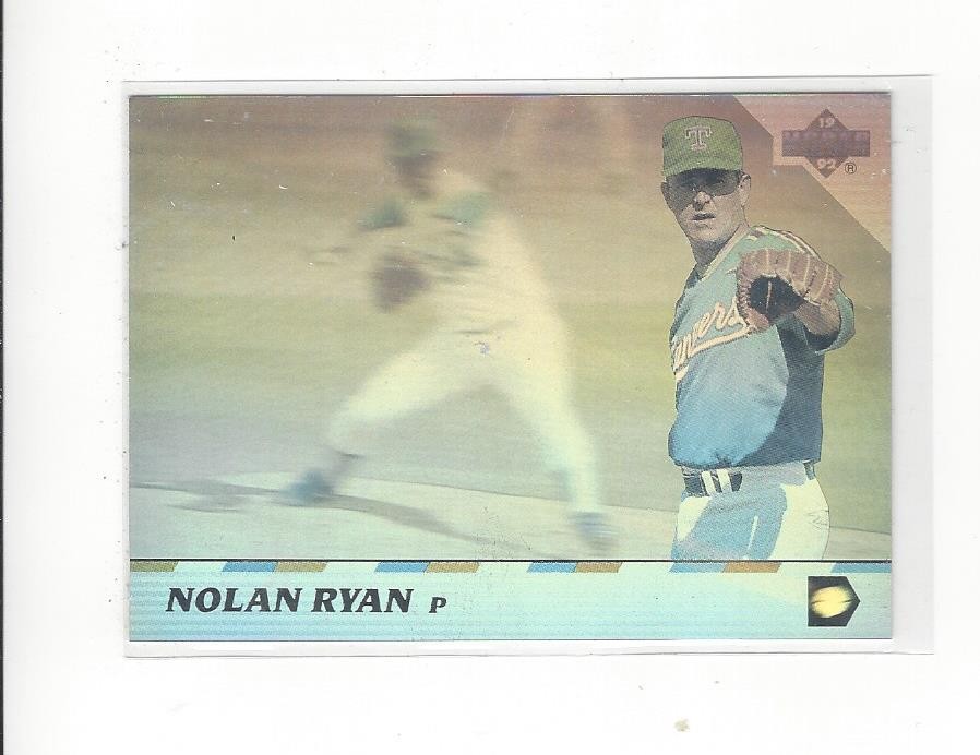 1992 Upper Deck Team MVP Holograms #45 Nolan Ryan Rangers