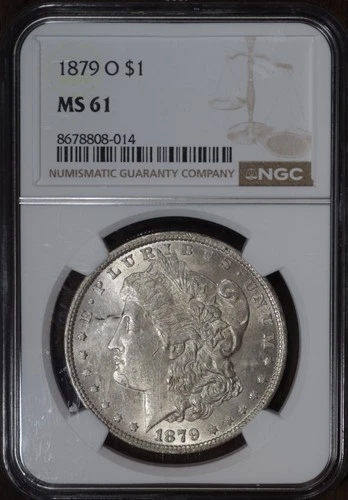 1879 O Morgan Silver Dollar $1 - NGC MS61 - Very Original Coin SKU#591