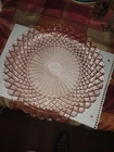 Anchor Hocking 14" pink depression glass serving platter