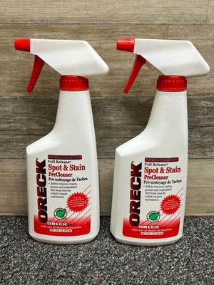 Oreck Professional Full Release Spot & Stain PreCleaner Two 16 oz Bottles - New!