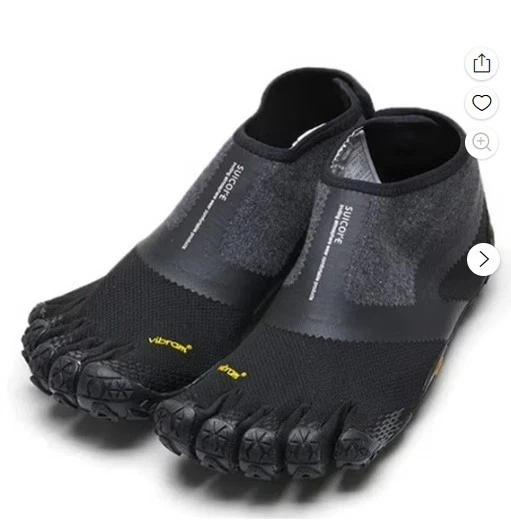 MARKENLOS Unisex Vibram Suicoke Nin-Lo FiveFingers Sportschuhe Schwarz-/