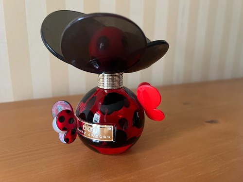 Marc Jacobs Dot perfume 50ml, used/empty collectors red/black butterfly bottle