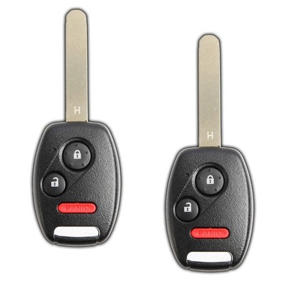 2 For 2007 Honda Fit Keyless Entry Uncut Key Blade Keyless Entry Remote 8E Chip
