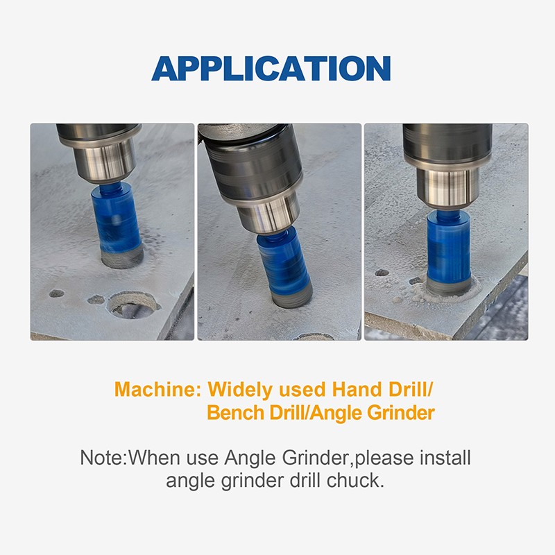 2pcs 16mm Diamond Drilling Core Bits Hole Saw Cutter Drilling Marble Ceramic