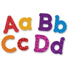 Learning Resources Upper/lower Case Magnetic Letters - Learning Theme/subject -
