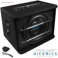 HIFONICS 600 Watt Aktiv-Subwoofer Auto TSA-250R 25cm Bassbox + Verstärker
