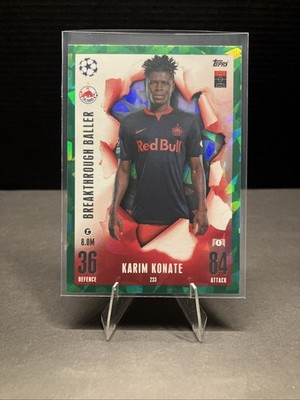 Match Attax Extra 23/24 Konate Breakthrough Baller Green Emerald Salzburg #233