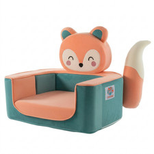 Toddler Chair Soft Plush Kids Sofa Seat Washable Cover Baby Lounge Chair