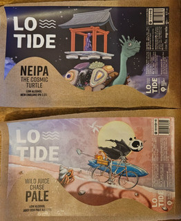 Craft beer can label the Gluten Free Collection Lo Tide