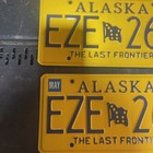 VINTAGE ALASKA LICENSE PLATE, TAG "The Last Frontier" EZE 260 — photo 3