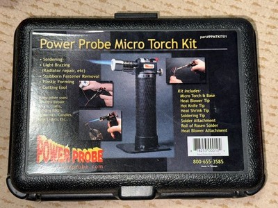 Micro Brenner Set mit Grillbeleuchtung - Power Probe PPMTKIT01