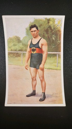 1932 Sanella Margarine Type 2 Set-Break #97 Eduard Sperling (Wrestling) - NM - Picture 1 of 2