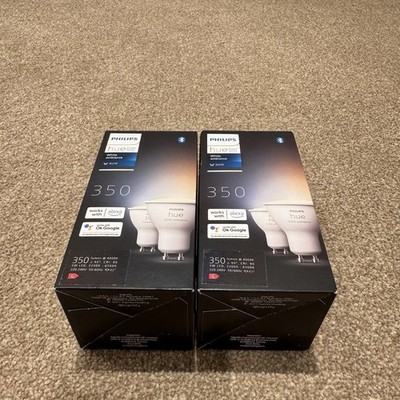 4x Nagelneue Phillips Hue GU10 White Ambience Smart Leuchtmittel 