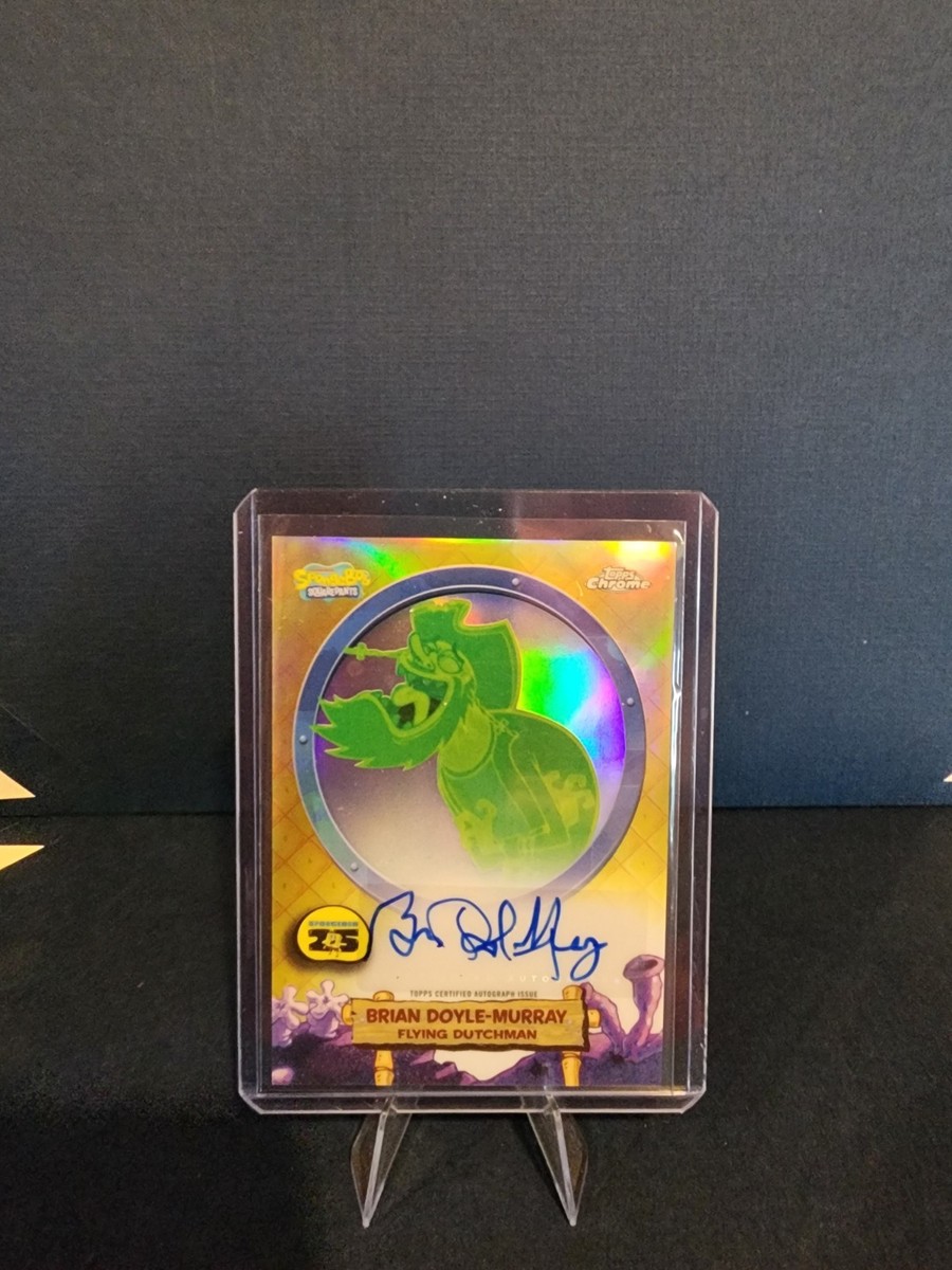 Topps Chrome スポンジボブ　Brian Doyle-Murray 2025 Topps Chrome SpongeBob SquarePants Flying Dutchman Auto Brian