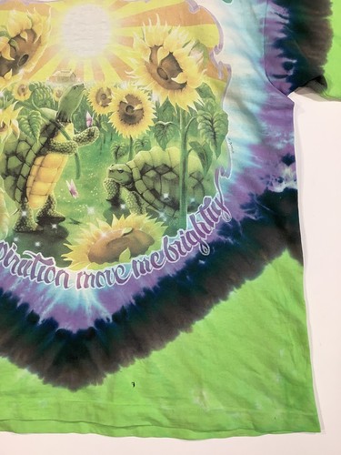 Vintage Grateful Dead Summer Tour 1995 Liquid Blue Tie Dye T-Shirt Size XL - Picture 2 of 15