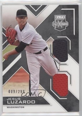 2016 Panini Elite Extra Edition Dual Materials 9/299 Jesus Luzardo #DM-JL no9