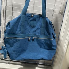 Kipling Womens Bag Blue Alex Gorilla Charm Ex...