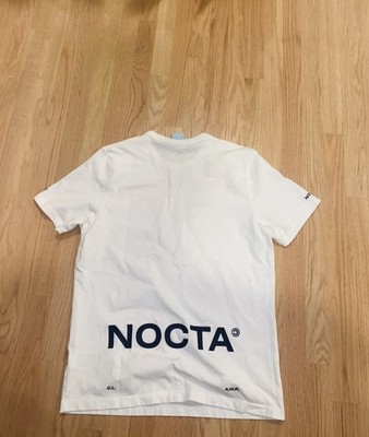 Nike x Drake NOCTA Cardinal Stock White Tee Shirt Men XL-Tall