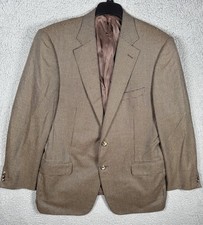 Ermenegildo Zegna Blazer Mens Size 54 Silk Wool 2 Button Made in Switzerland