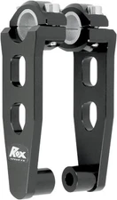 Rox Black Universal Elite 5 Inch Pivoting Risers For 7/8 & 1 1/8 Handlebars