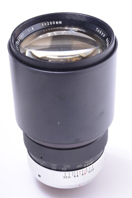 ✓ TOPCOR UV TOPCOR 200MM F/4 LENS FOR TOPCON UNI, UNIREX, WINK