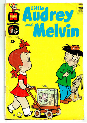 Little Audrey & Melvin #36 {b} (Harvey) Nov 1968, spanking story (GD+)
