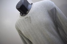 ORVIS Sweatshirt Sweater Gray Long Sleeve Cotton Blend Pullover Mens Size Large