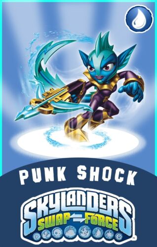 Skylanders Swap Force Punk Shock NFC Card FREE SHIPPING - Picture 2 of 4