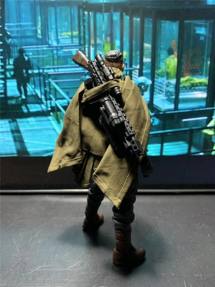 Масштаб 1:12 кабель плащ одежды наряд подходит 6 дюймов мужской Ml фигурка тела игрушки - Изображение 3 из 4