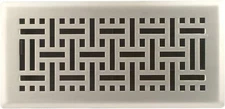 Hartford Ventilation Floor Register 4” X 10” - Decor Vent Cover for Home - Heavy