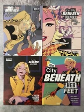 THE CITY BENEATH HER FEET #1 SET OF 4 1:25,10 ZARCONE WU VARIANT COMIC BOOK BA