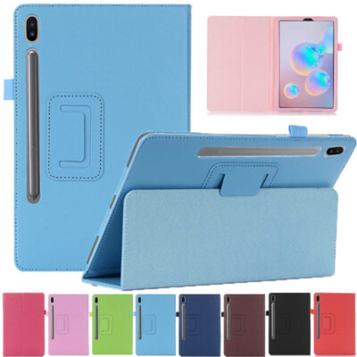 For Samsung Galaxy Tab S7 FE S8 Plus 11 12.4'' Tablet PU Leather Stand Case Cover