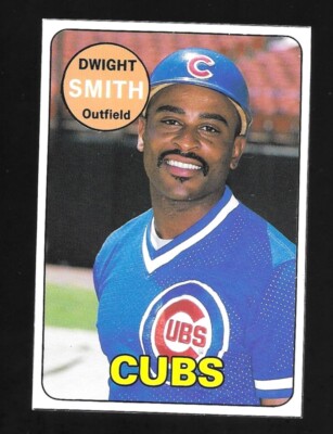 1990 Baseball Card Magazine #21 Dwight Smith - Chicago Cubs - GD 