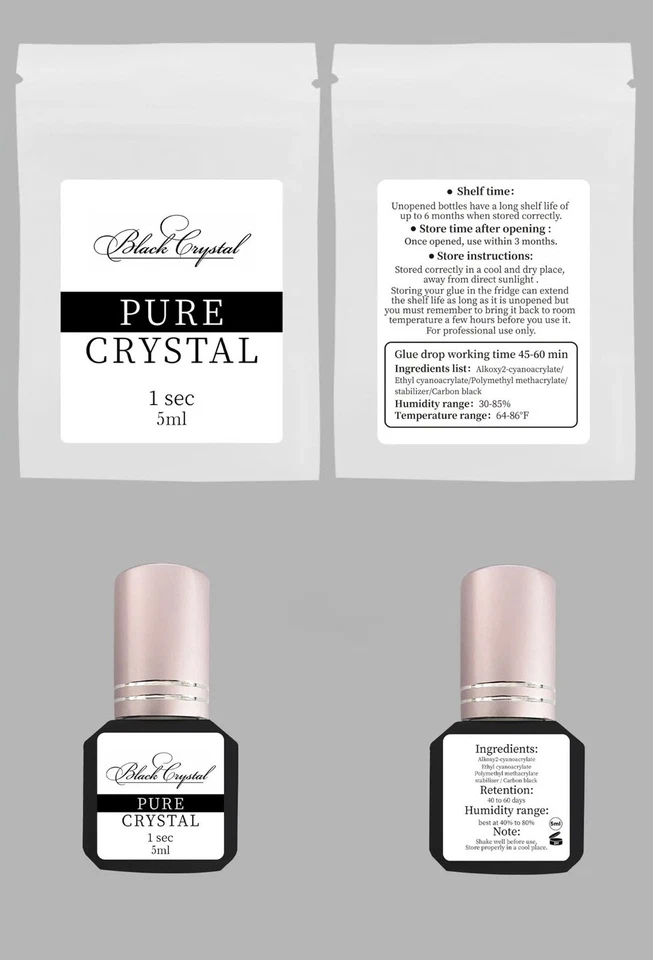 PEGAMENTO EXTENSIONES PESTAÑAS. Tiempo de secado 1s. Funciona en cualquier estado.Mejor retención Foto 2 de 4