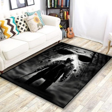 Cool Horror Movie Jason Voorhees ver2 Premium Rectangle Rug