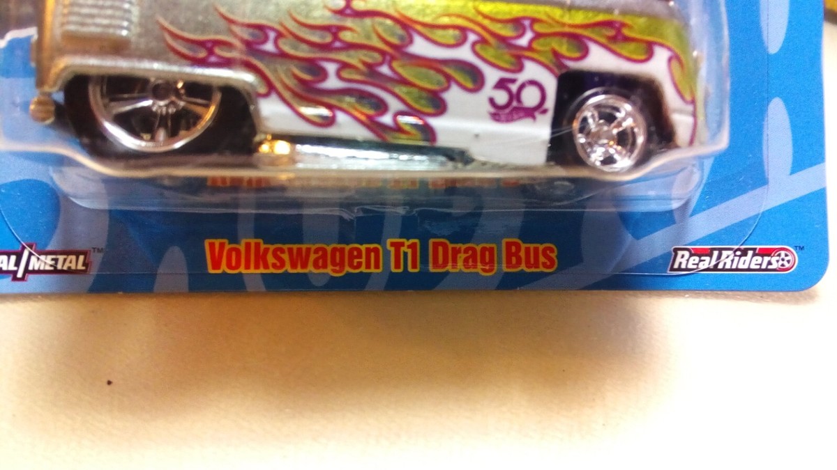 ミニカー HotWheels REAL RIDERS VW Drag Bus Hot Wheels Volkswagen Drag Bus Real Riders Series 7 LE of