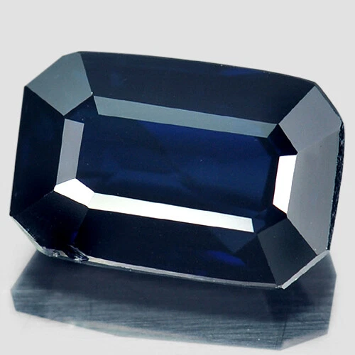 Blue Sapphire 2.30 Ct. Octagon 8.9 x 5.9 Mm. Natural Gem Thailand Heated Only - Image 2 of 4