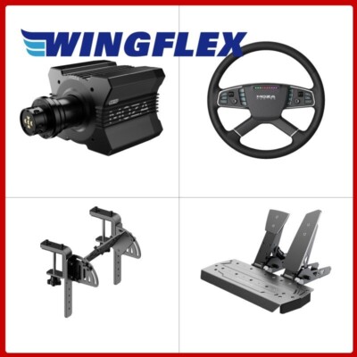 MOZA R12 V2 12Nm Direct Drive Wheel Base+Truck Wheel+Table Clamp+SR-P Pedal Set