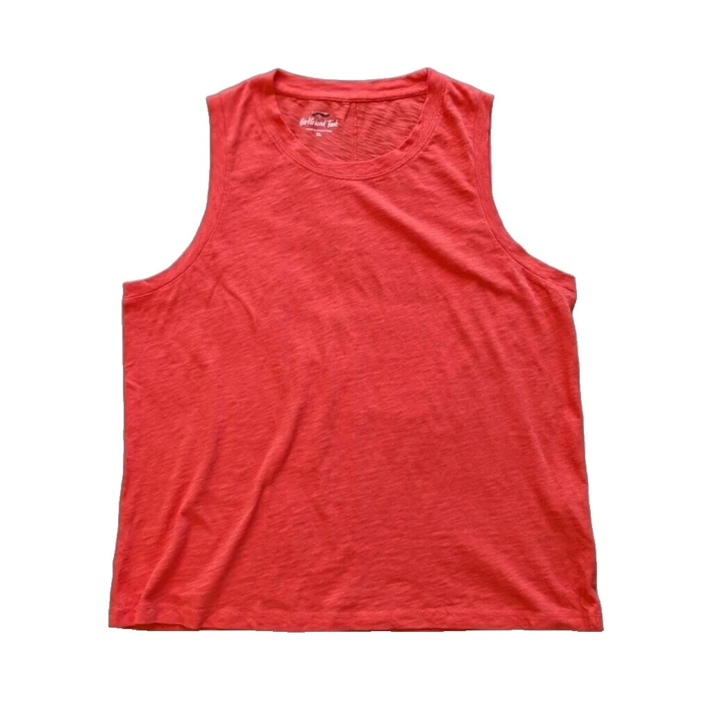 Camisetas sin mangas para mujer J.CREW de algodón liso